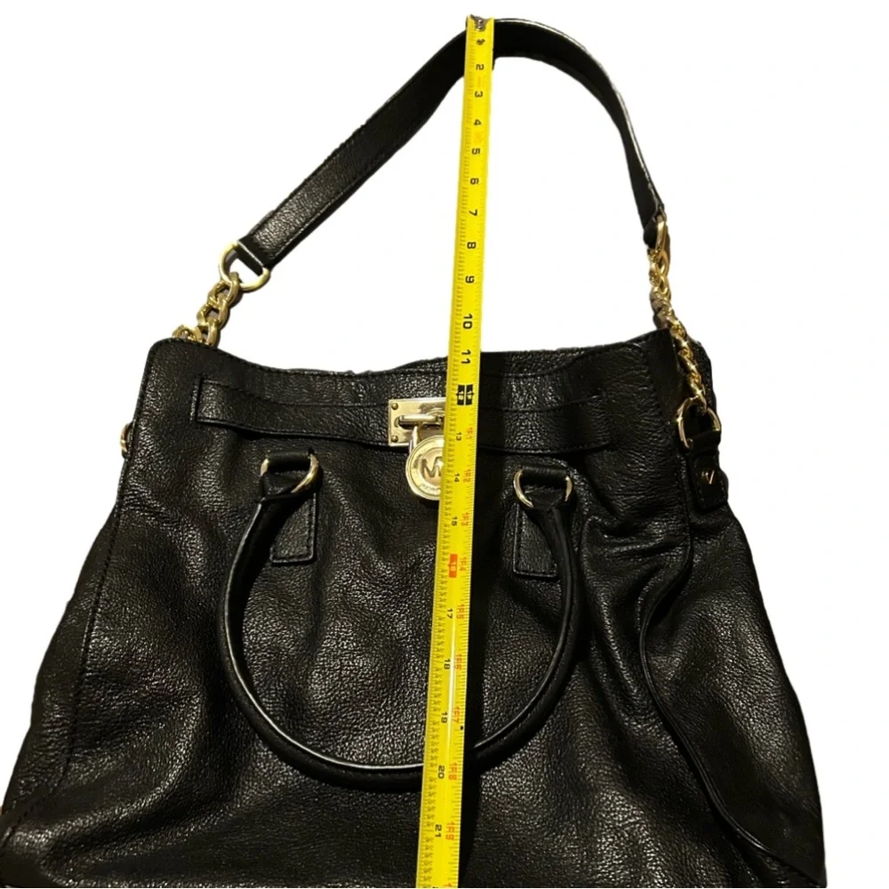 Michael Kors Hamilton , soft black leather.